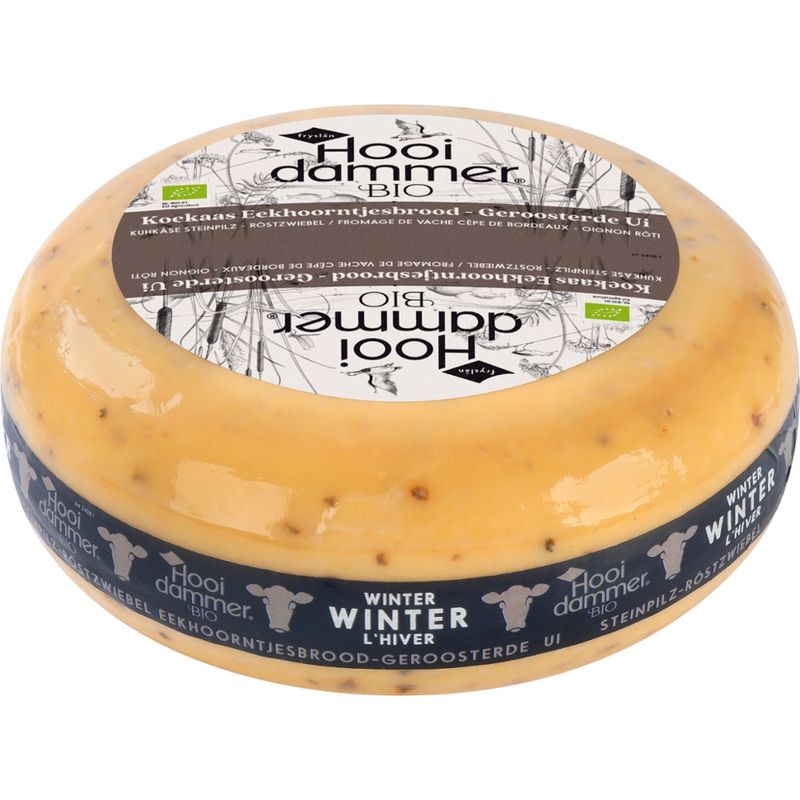 Hooidammer Hooidammer Käsezubereitung aus Bio Schnittkäse Steinpilz/Röstzwiebel 4/5kg mindestens 50% Fett i.Tr - Produktbild