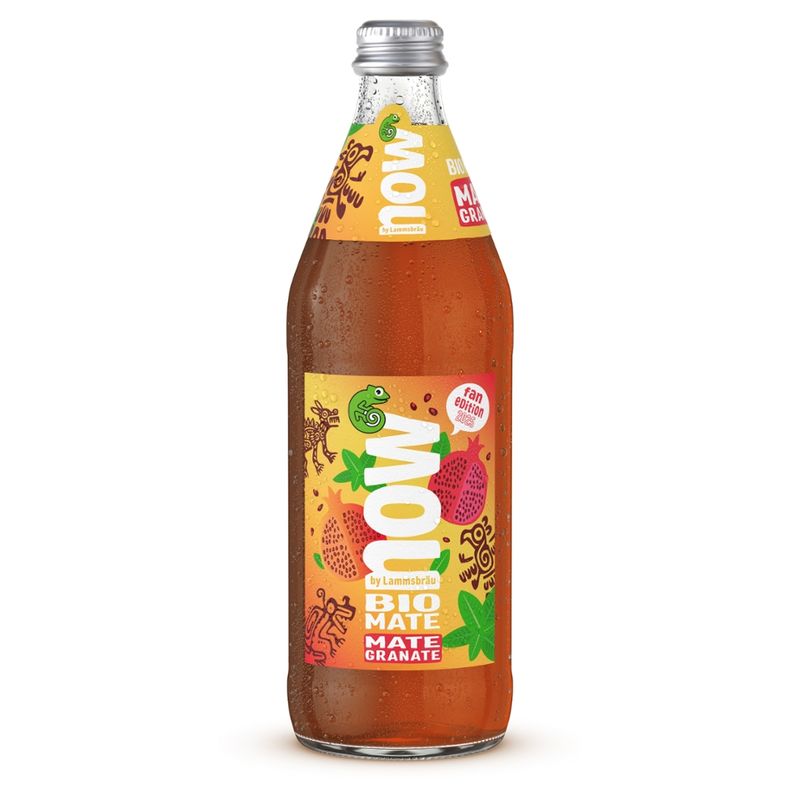 now now Bio Limo Mate Granate 0,5l - Produktbild