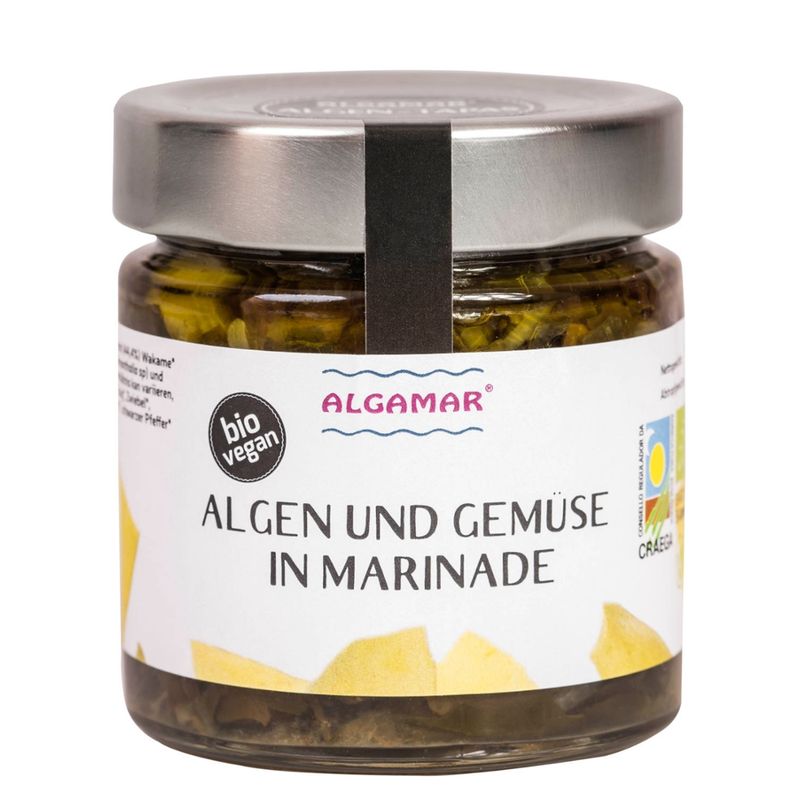 Algamar Algen und Gemüse in Marinade 190 g BIO - Produktbild