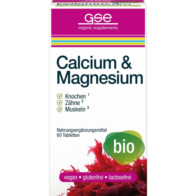 GSE  Calcium & Magnesium Complex (Bio), 60 Tabletten à 700 mg - Produktbild