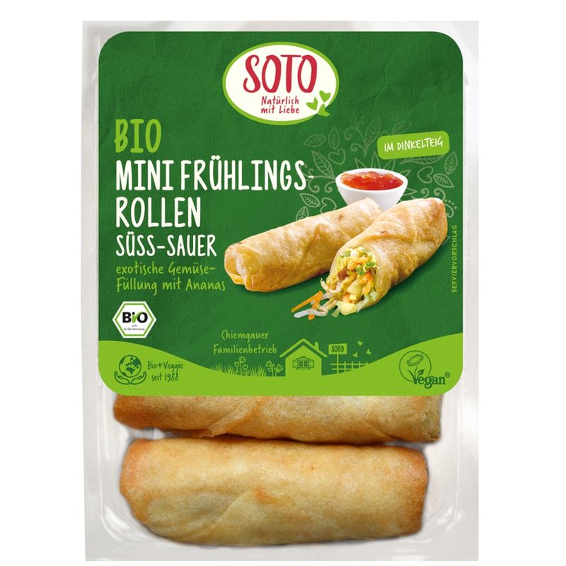 SOTO Bio Mini Frühlingsrollen Süss-Sauer - Produktbild