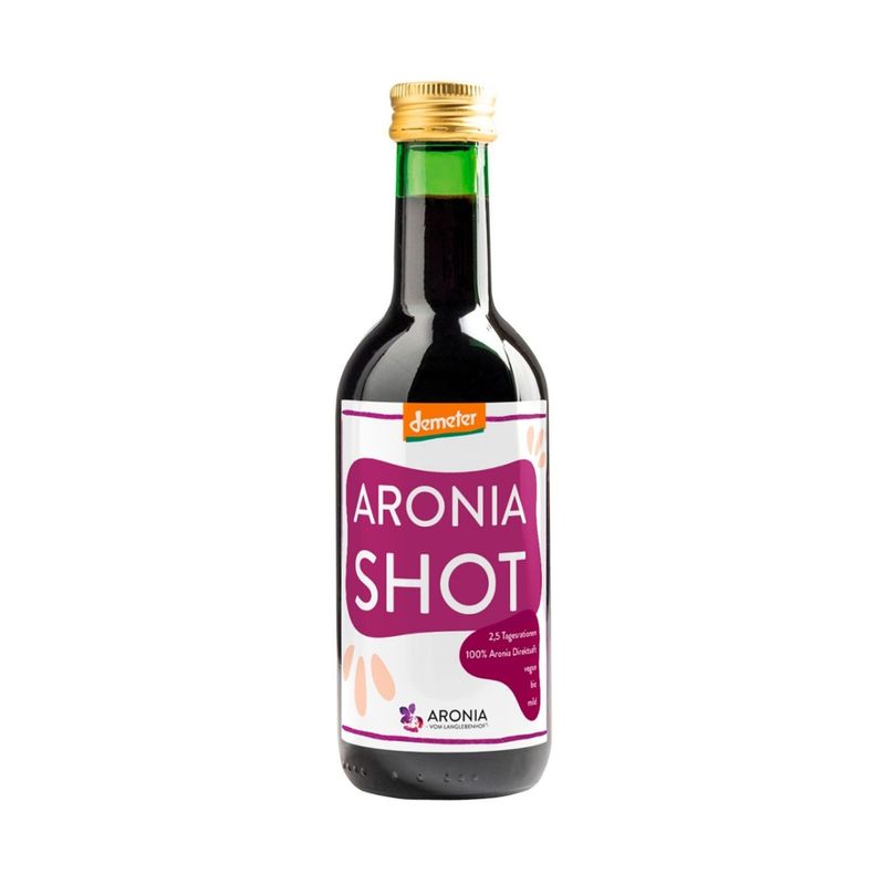 Aronia vom Langlebenhof BIO Demeter Aronia Shot 250ml, Der Milde vom Langlebenhof - Produktbild