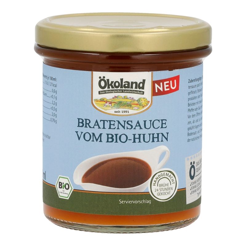 ÖKOLAND Bratensauce vom Bio-Huhn - Produktbild