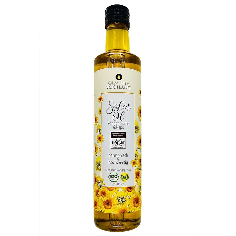ÖLMÜHLE VOGTLAND ÖLMÜHLE VOGTLAND Salatöl Sonnenblume & Raps - Produktbild