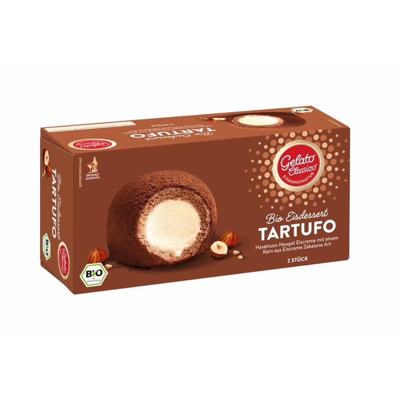 Gelato Classico Eismanufaktur Gelato Classico Bio-Eisdessert Tartufo - Produktbild