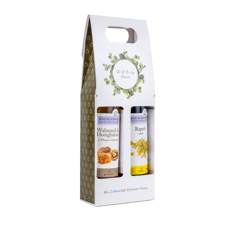 BIO PLANÈTE Geschenkbox "Öl & Essig Duett" 2023 - Produktbild
