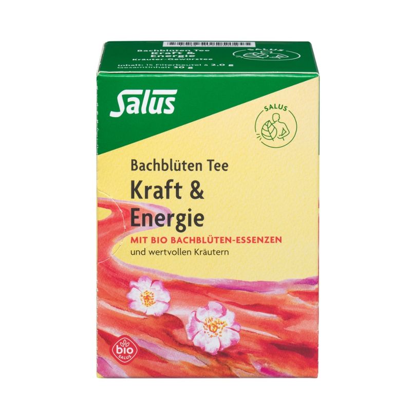 Salus® Bachblüten Tee Kraft & Energie bio 15 FB - Produktbild