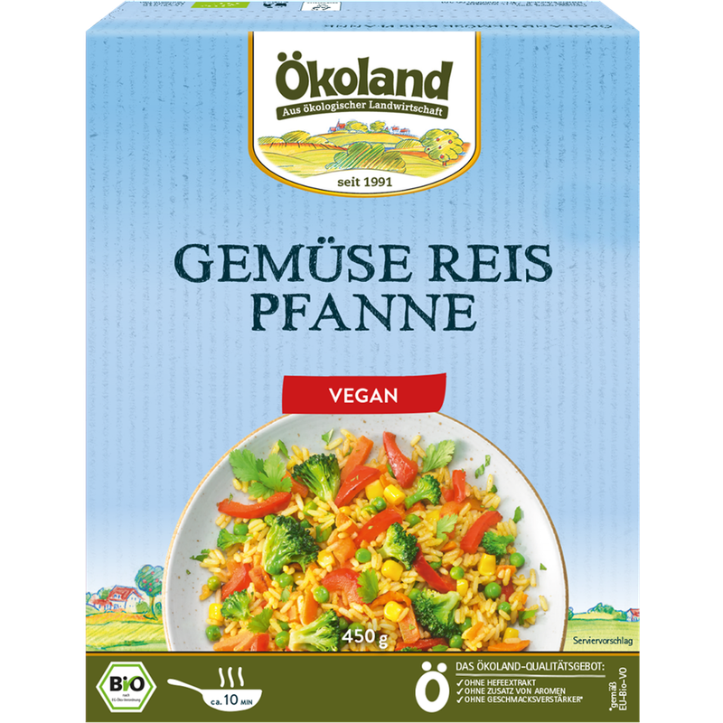 ÖKOLAND Gemüse-Reis-Pfanne - Produktbild