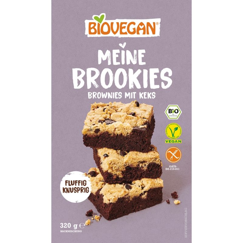 Biovegan Meine Brookies, BIO, DZG Glutenfrei - Produktbild