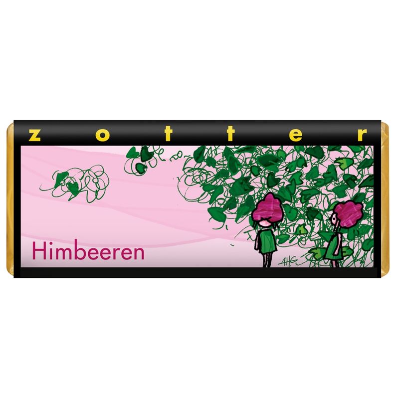 Zotter Schokolade Himbeeren - Produktbild