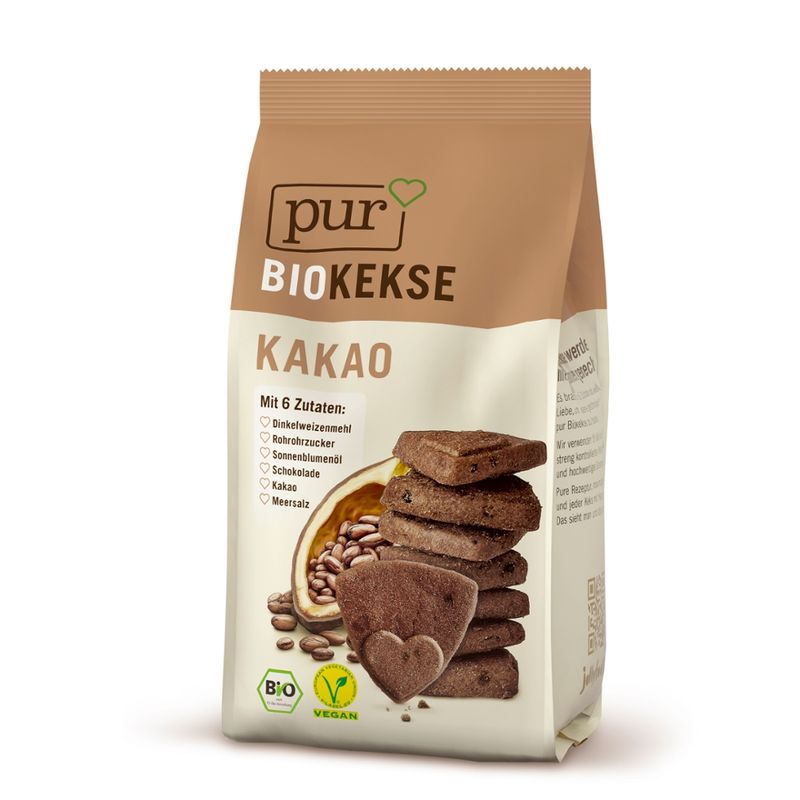 PUR pur Bio Kakaokeks 125g - Produktbild