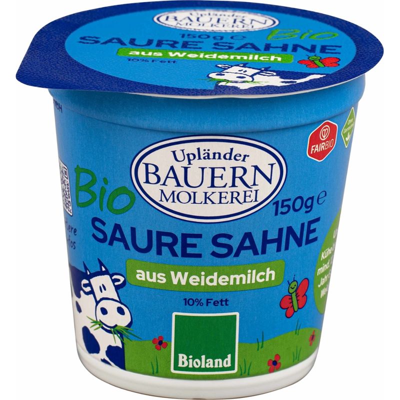 Upländer Bauernmolkerei Saure Sahne 10 % - Produktbild