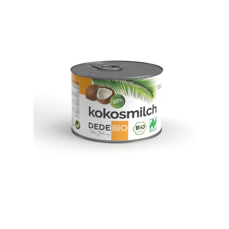 DEDEBIO  DEDEBIO Bio Kokosmilch, 22% Fett, 200ml - Produktbild
