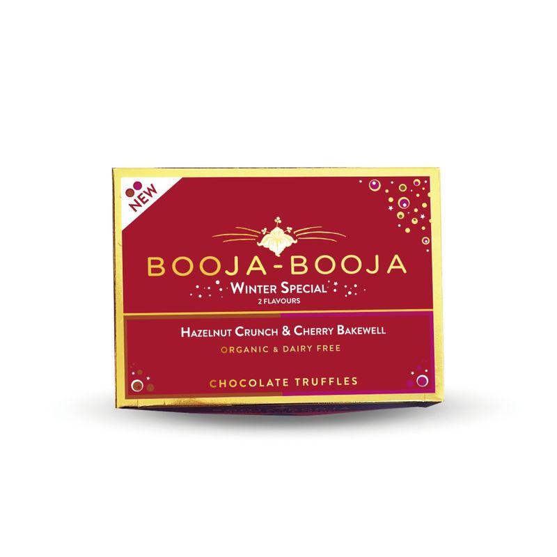 Booja Booja WINTER SPECIAL HAZELNUT-CRUNCH + CHERRY BAKEWELL TRUFFLES - Produktbild