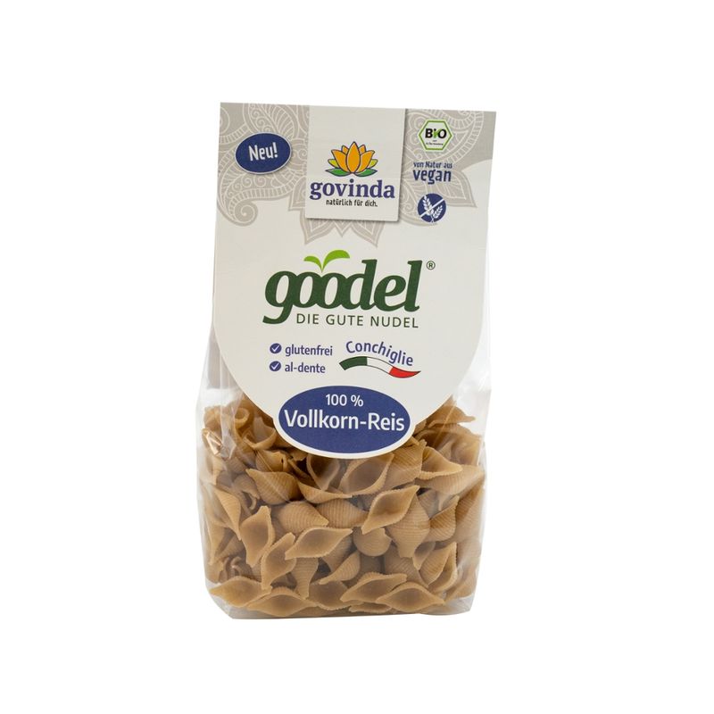 Govinda Goodel Vollkorn-Reis Conchiglie, Bio - Produktbild