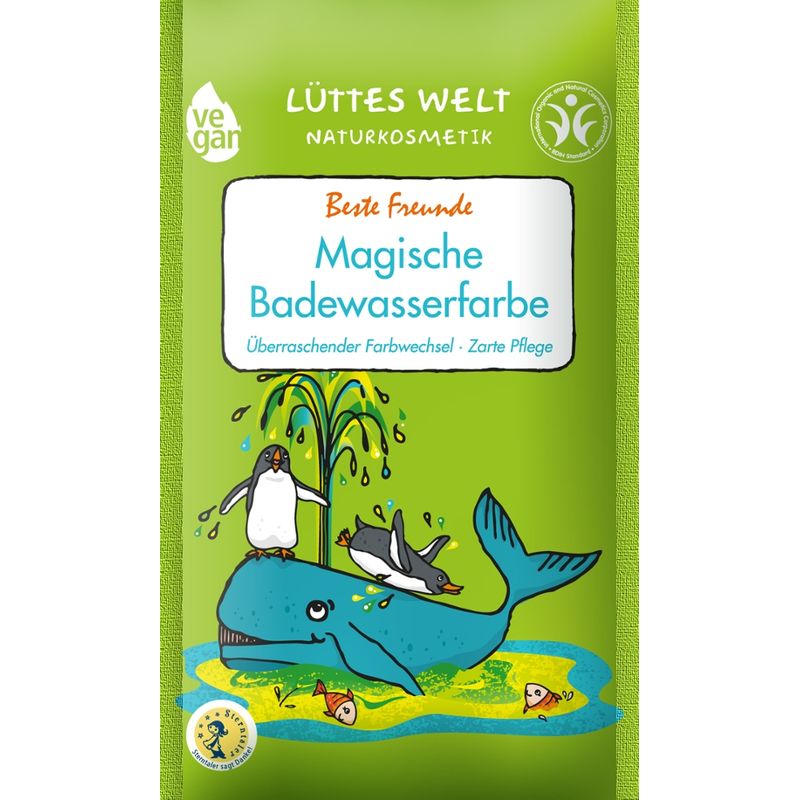 Lüttes Welt Naturkosmetik Magische Badewasserfarbe "Beste Freunde" - Produktbild