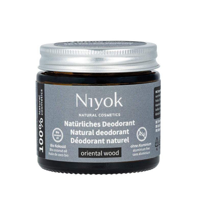 Niyok NIYOK - Crème Déodorante Anti-Transpirante 2 en 1 : Bois d'Orient - Produktbild
