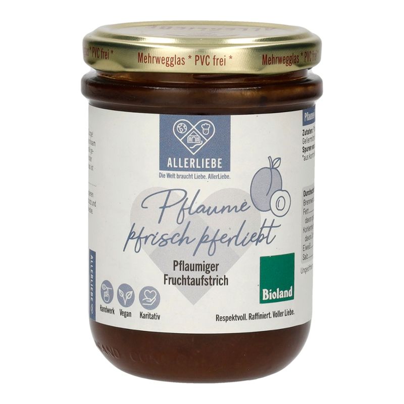 ALLERLIEBE ALLERLIEBE Bioland Pflaumen-Fruchtaufstrich 210 g - Produktbild