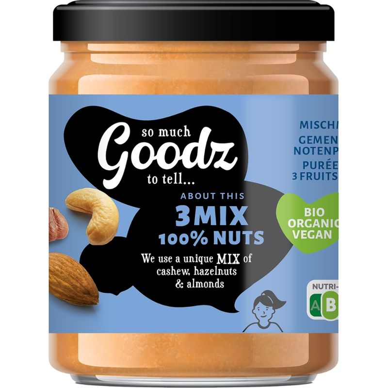 Goodz 3-Mix Mischmus ohne Erdnüsse - Produktbild