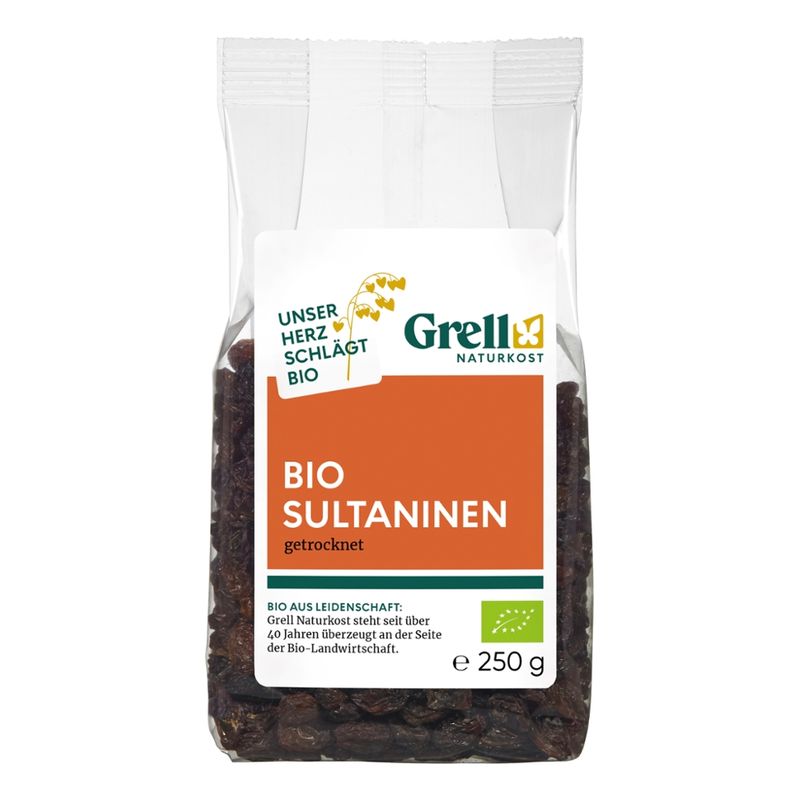 Grell Naturkost Sultaninen getrocknet - Produktbild