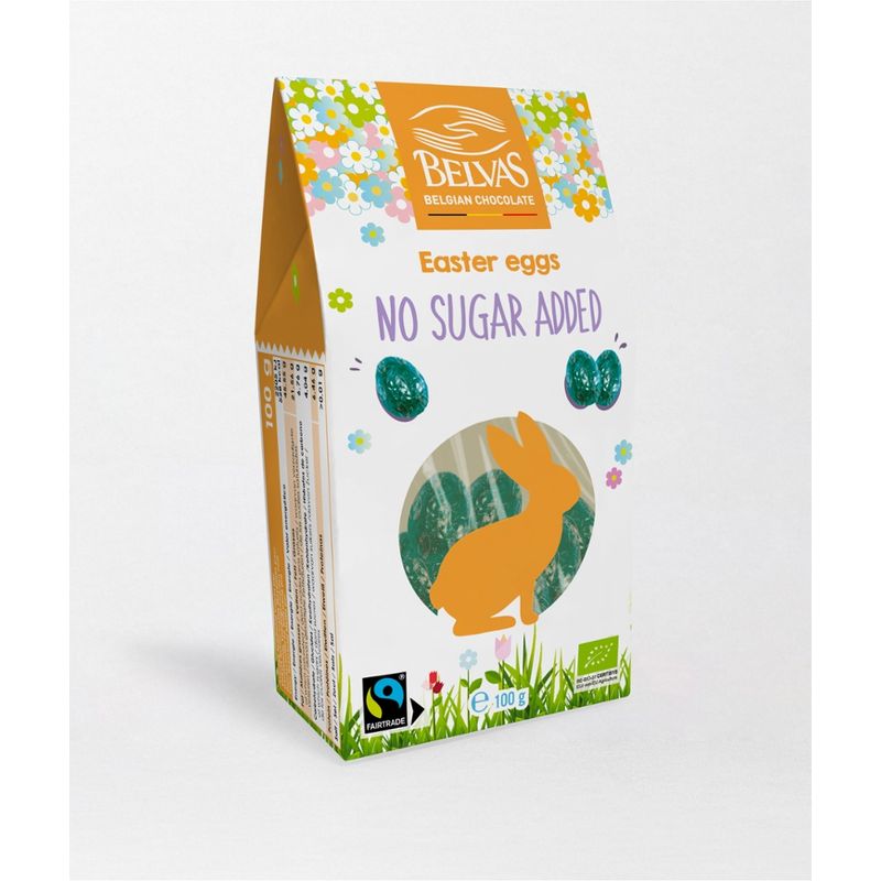 Belvas Belvas Easter Eggs No Sugar Added 100g - Produktbild