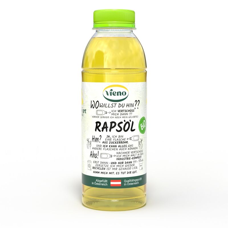 Vieno AT-BIO-301 VIENO Rapsöl 500 ml - Produktbild