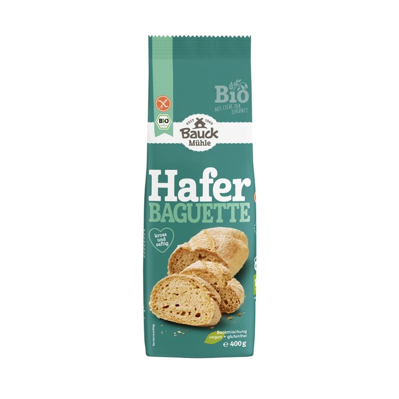 Bauck Mühle Hafer Baguette 400g Bio gf - Produktbild