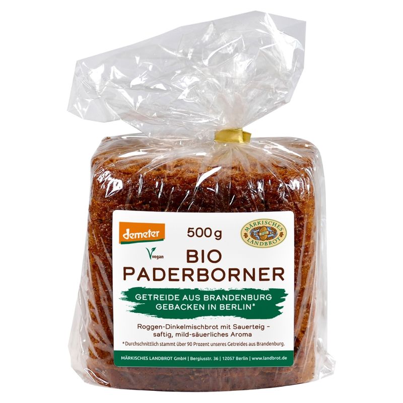 Märkisches Landbrot Paderborner 500g - Produktbild