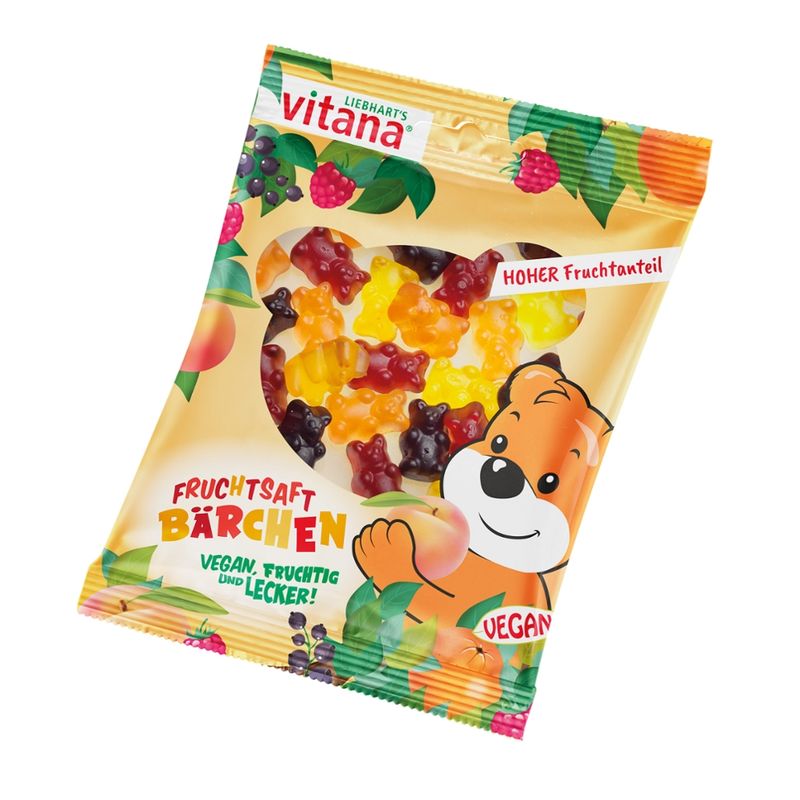 vitana Gesunde Ernährung Fruchtsaftbärchen Vegan - Produktbild