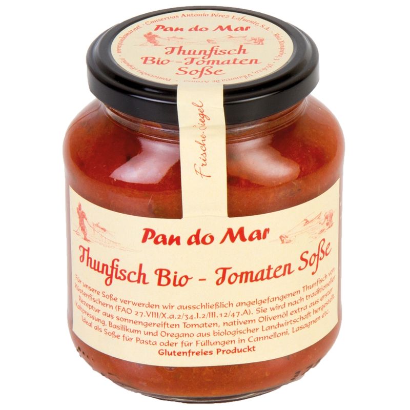 Pan do Mar Thunfisch Bio-Tomaten Soße - Produktbild