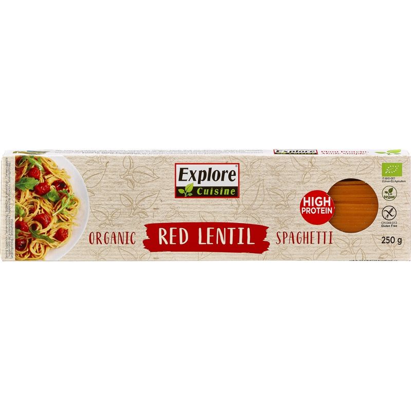 Explore Cuisine Spaghetti aus roten Linsen - Produktbild