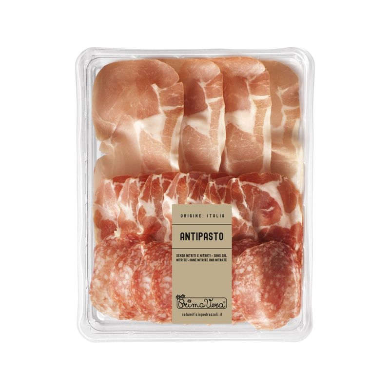 PrimaVera Bio Antipasto Mailänder Salami, Lonzino & Crudo Riserva SB handgelegt 90 g - Produktbild
