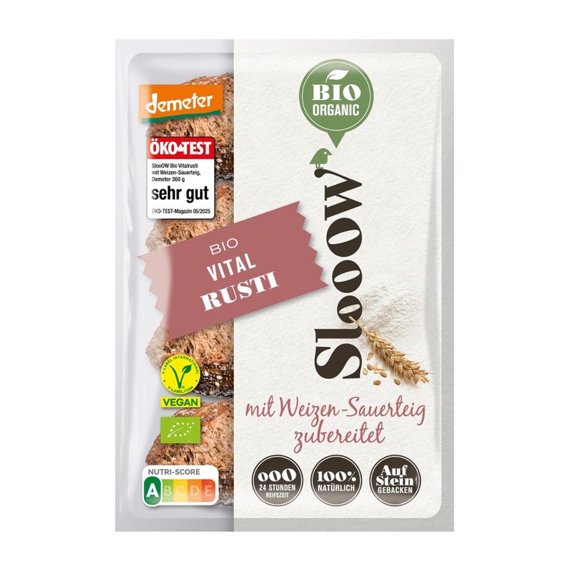 SlooOW Bio Weizenmischbrötchen, teilgebacken - Produktbild