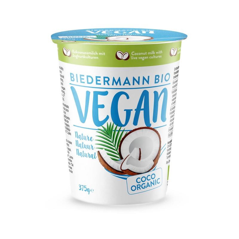 Molkerei Biedermann Bio vegan Kokos fermentiert Nature - Produktbild
