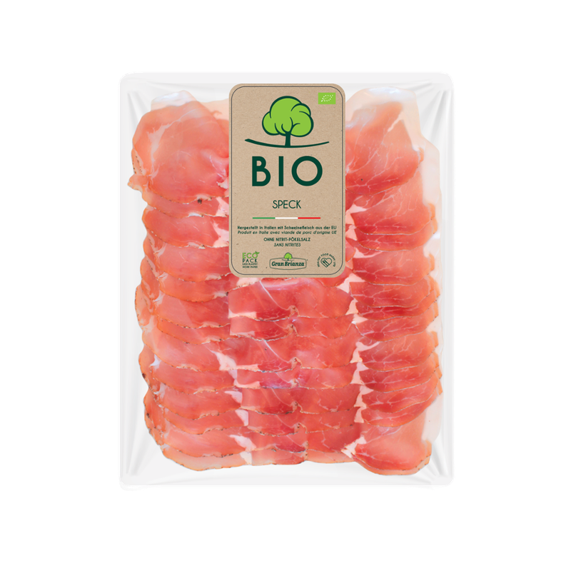 GRAN BRIANZA AFF. Speck BIO 80g 6pz Nitrite Free - Produktbild