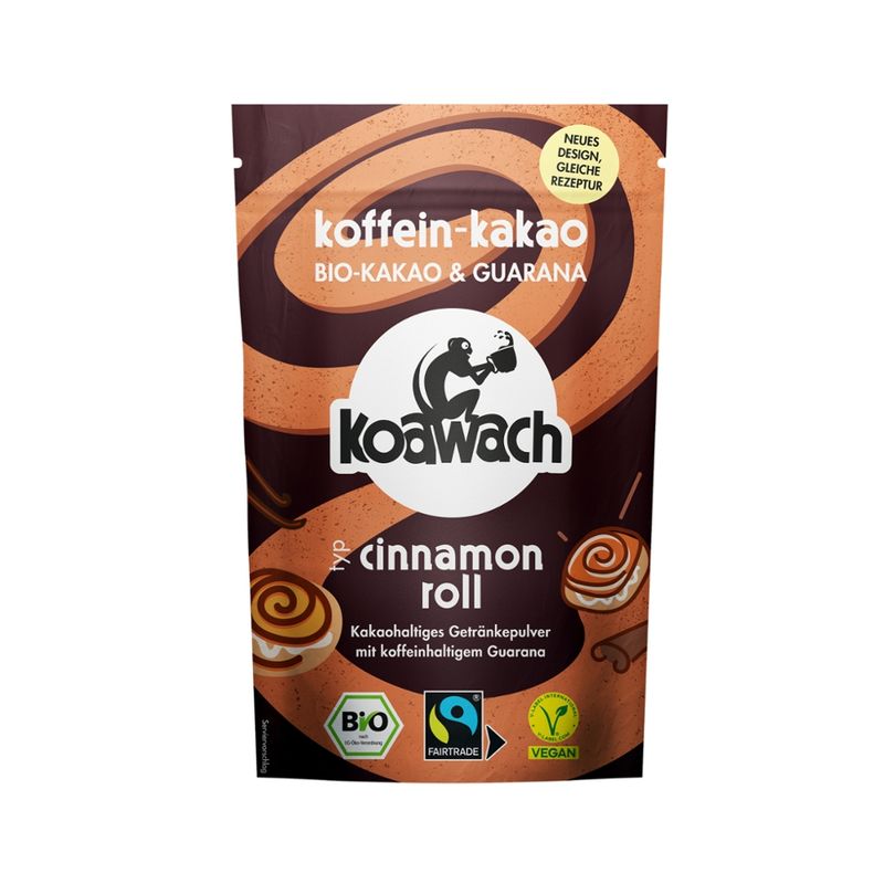 koawach koawach Bio Koffein-Kakao Cinnamon Roll 100g - Produktbild