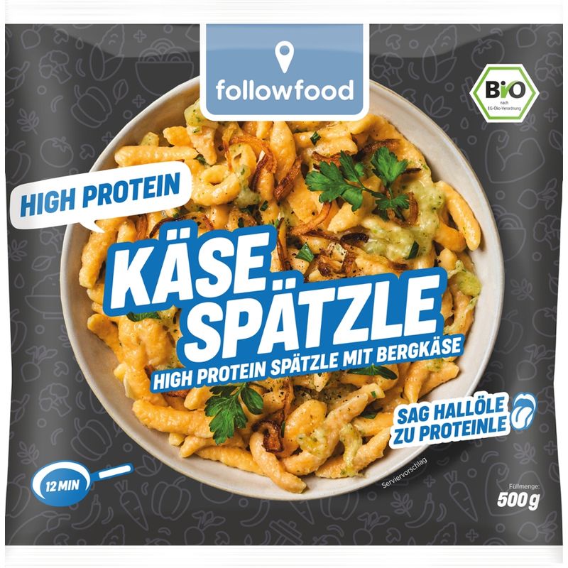 followfood Bio Käsespätzle High Protein - Produktbild