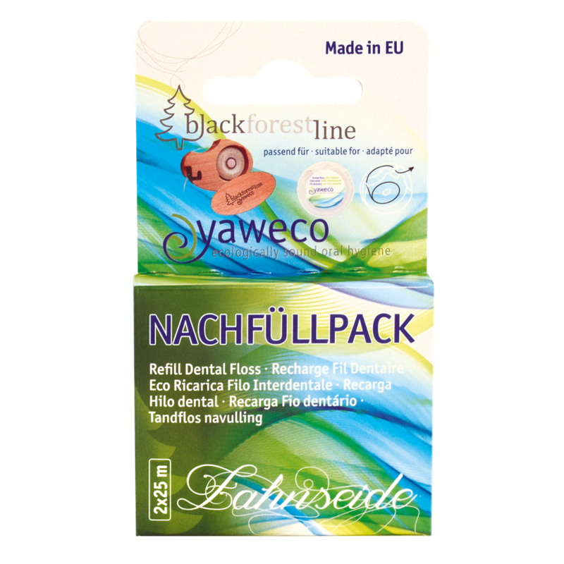 yaweco yaweco Nachfüllpack Zahnseide aus reiner Seide mit Bienenwachs 2 x 25 m (für Artikel 110002 und 110003) - Produktbild