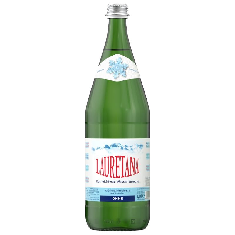 Lauretana LAURETANA "Das leichteste Wasser Europas" Glas ohne - Produktbild