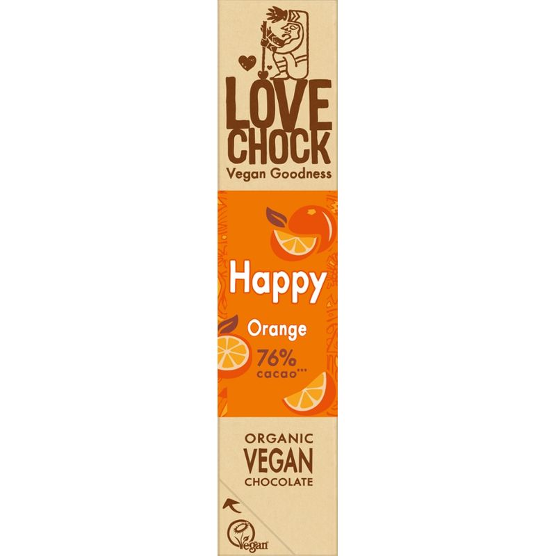 Lovechock Lovechock Riegel Happy Orange 76 % - Produktbild