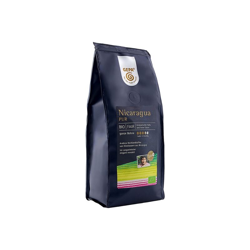 GEPA - The Fair Trade Company Bio Nicaragua PUR Bohne - Produktbild