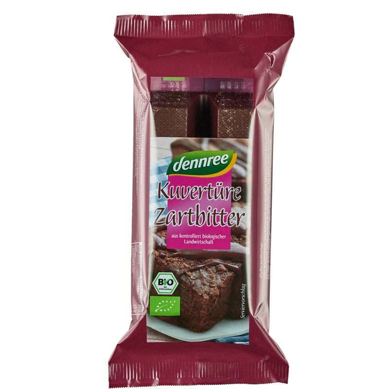 dennree Zartbitter-Schokoladenkuvertüre - Produktbild