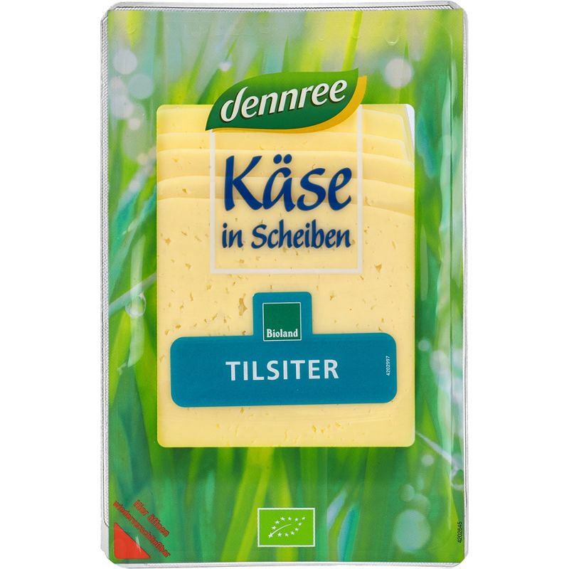 dennree Tilsiter, in Scheiben, 45% Fett i. Tr. - Produktbild