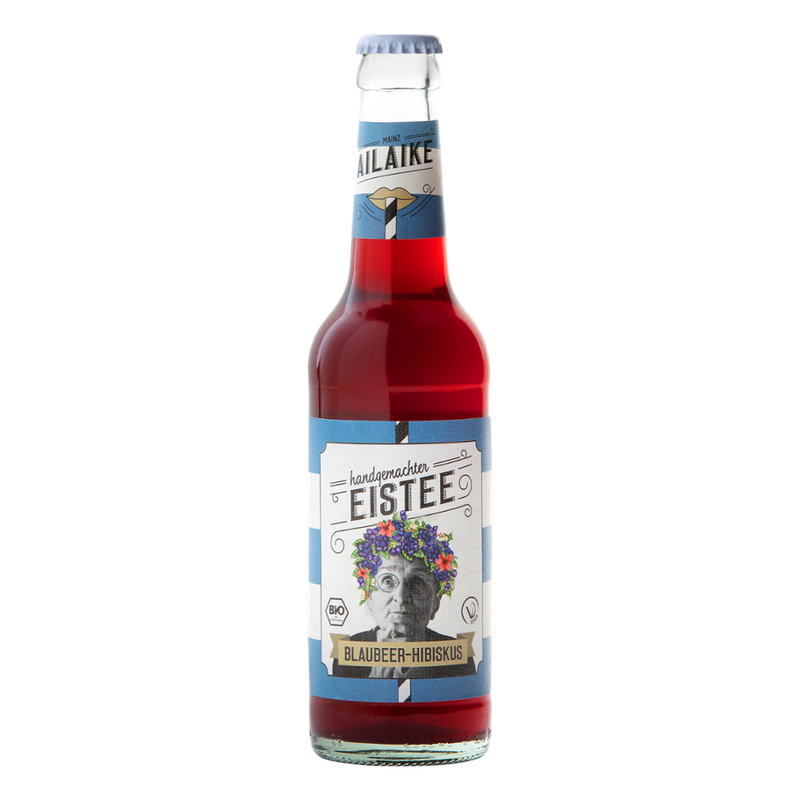 AiLaike Natural Beverages  AiLaike Blaubeer-Hibiskus Eistee - Produktbild