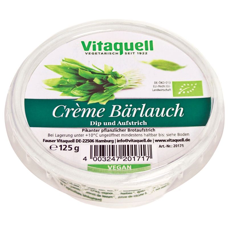 Vitaquell Crème Bärlauch Bio - Produktbild