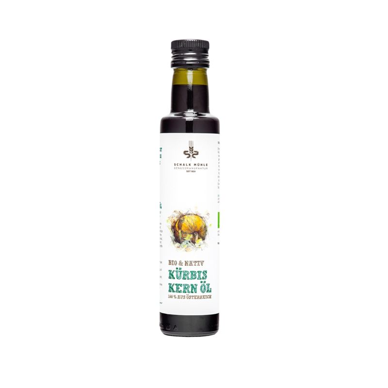 Schalk Mühle 250 ml Bio Österreichisches Kürbiskernöl nativ - Produktbild