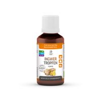 Ingwertropfen – Hochdosiert, 100% Bio und Vegan, Für Ingwer Shot und Ingwertee - Produktbild