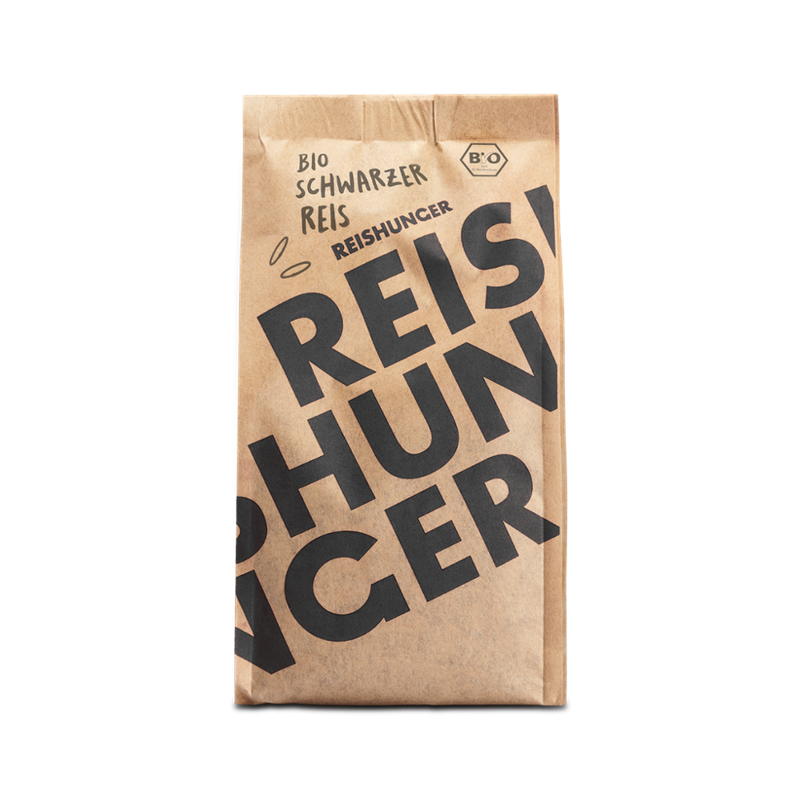 Reishunger Bio Schwarzer Reis, 400g, Bio Nerone aus Italien - Produktbild