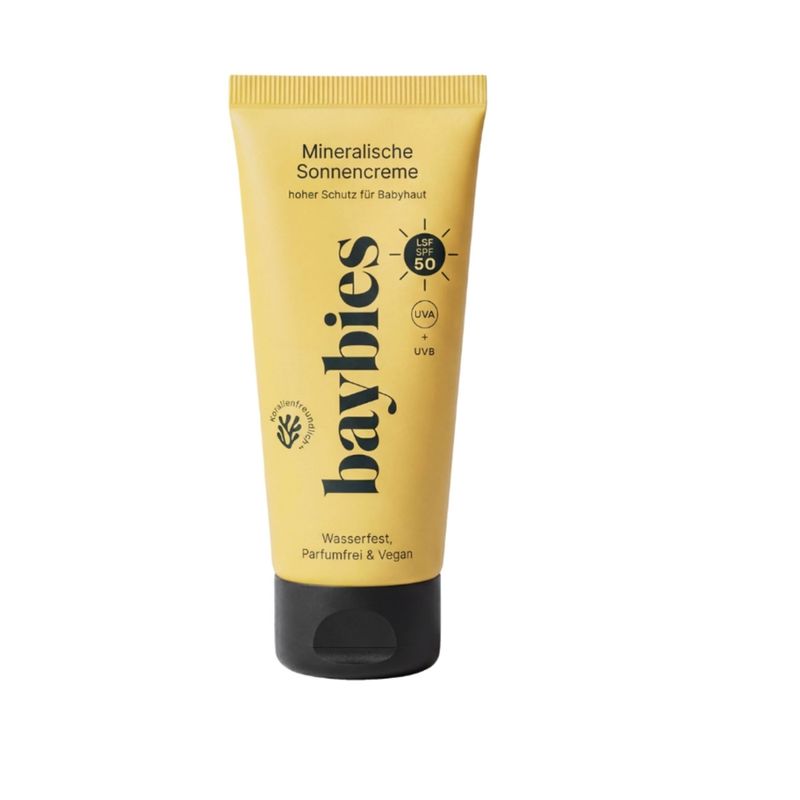baybies baybies Mineralische Sonnencreme LSF50 für empfindliche Babyhaut - Produktbild