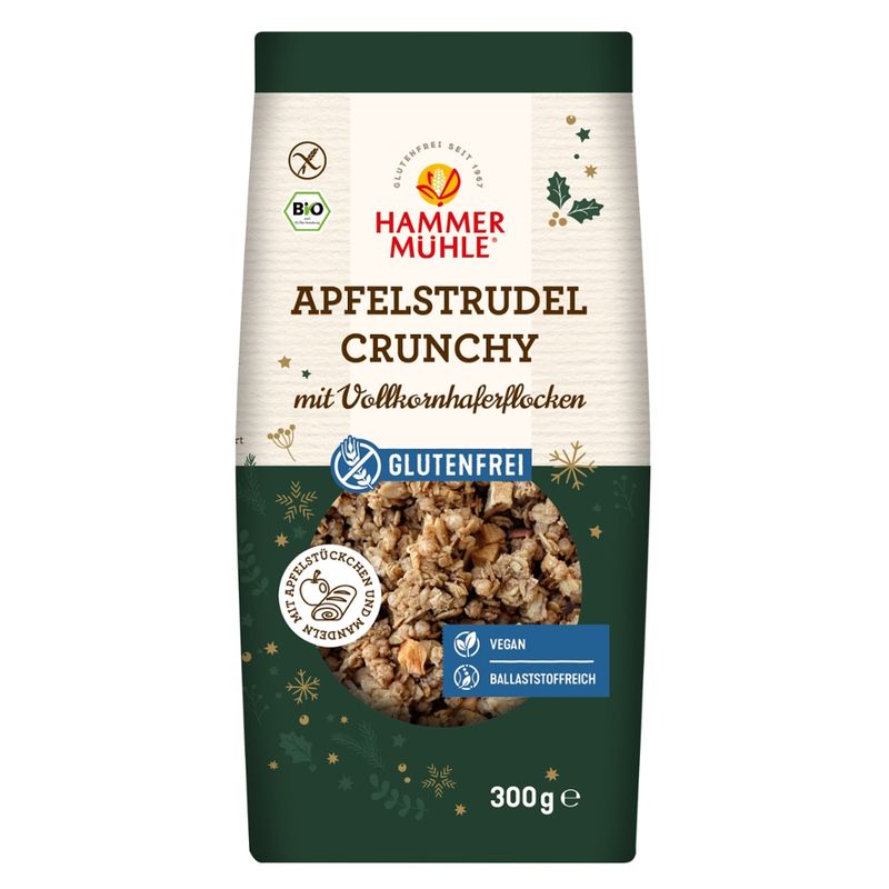 Hammermühle Bio Apfelstrudel Crunchy gf - Produktbild